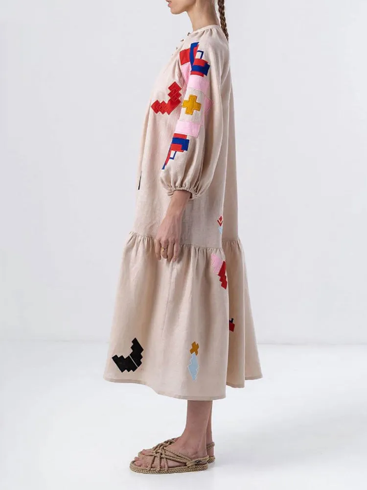Loose Fit Printed Sleeve Casual