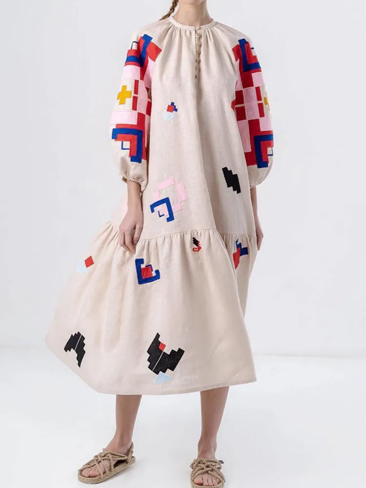 Loose Fit Printed Sleeve Casual