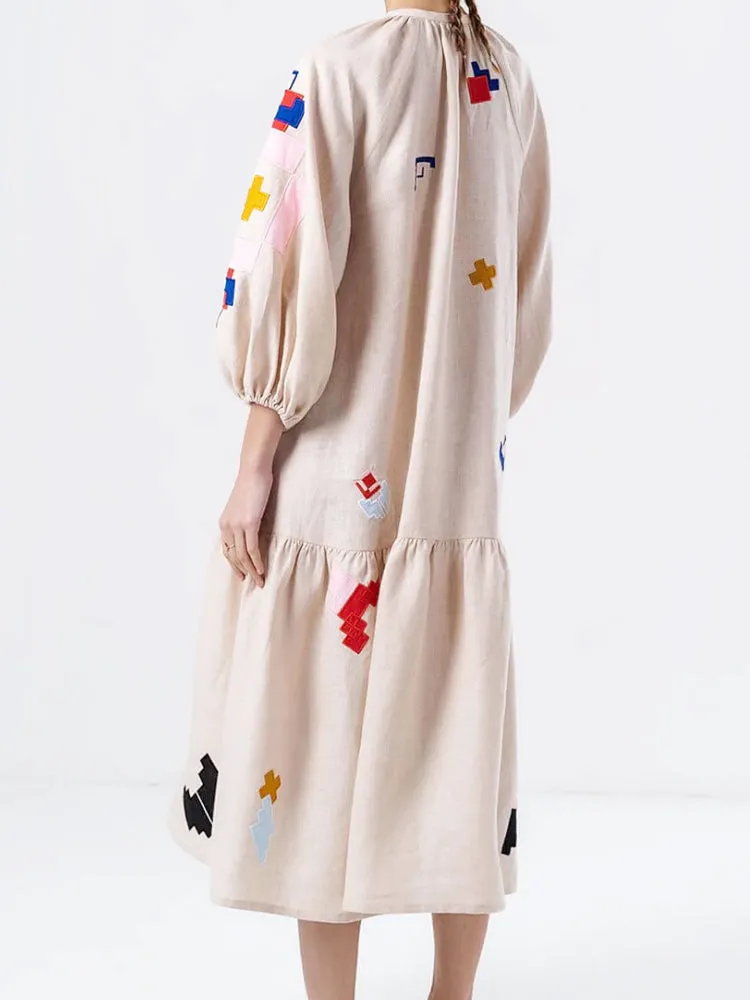 Loose Fit Printed Sleeve Casual