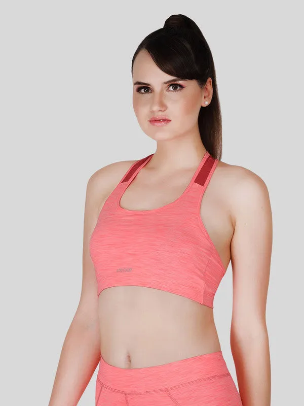 Lovable Onion Pink Padded Non Wired Full Coverage Sports Bra - MANTRA BRA FW-4W-ON