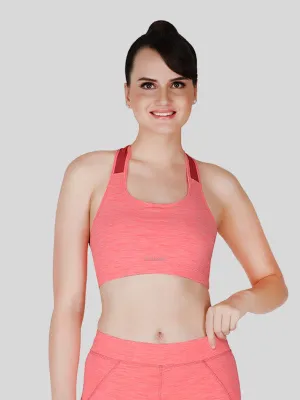 Lovable Onion Pink Padded Non Wired Full Coverage Sports Bra - MANTRA BRA FW-4W-ON
