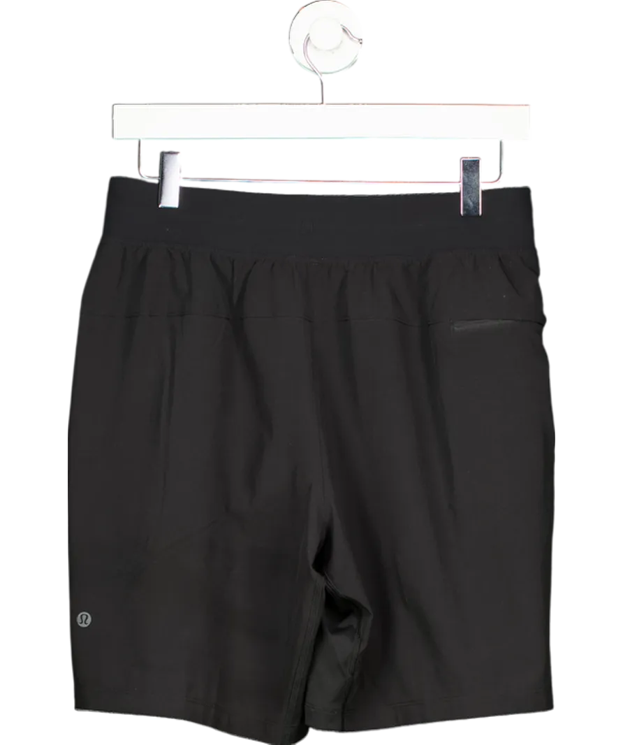 Lululemon Black Zeroed In Linerless Short 7" UK S