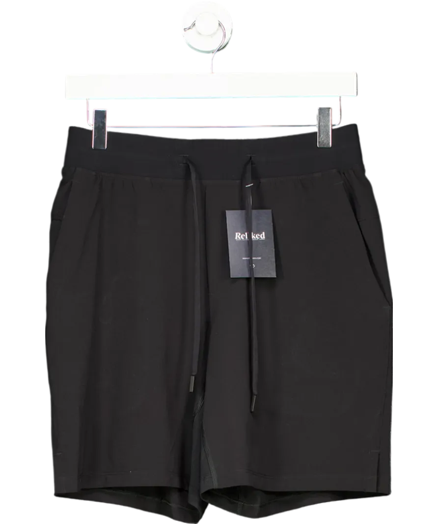 Lululemon Black Zeroed In Linerless Short 7" UK S