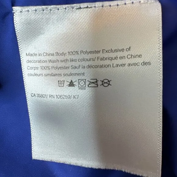Lululemon Deep Inhale Jacket Tanzanite Crew Neck Long Sleeve Size 6