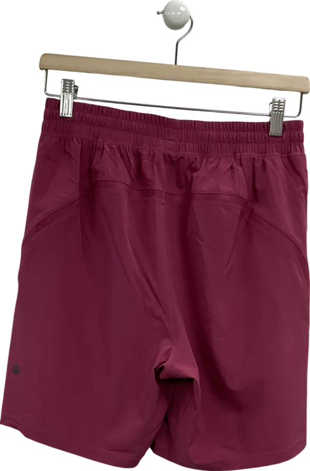Lululemon Purple Pace Breaker Linerless Short 7" UK S