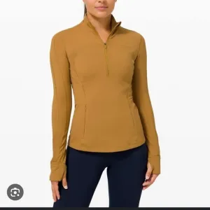 Lululemon Run Briskly Half Zip jacket, Spiced Bronze, Size 8