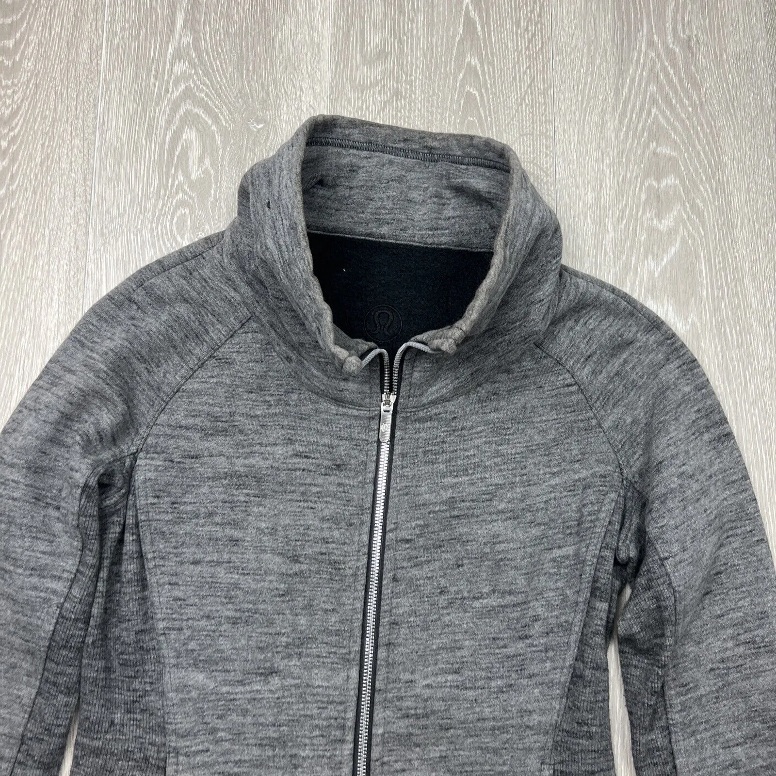 Lululemon Womens Grey Full Zip Activewear Jacket Size Small Approx
