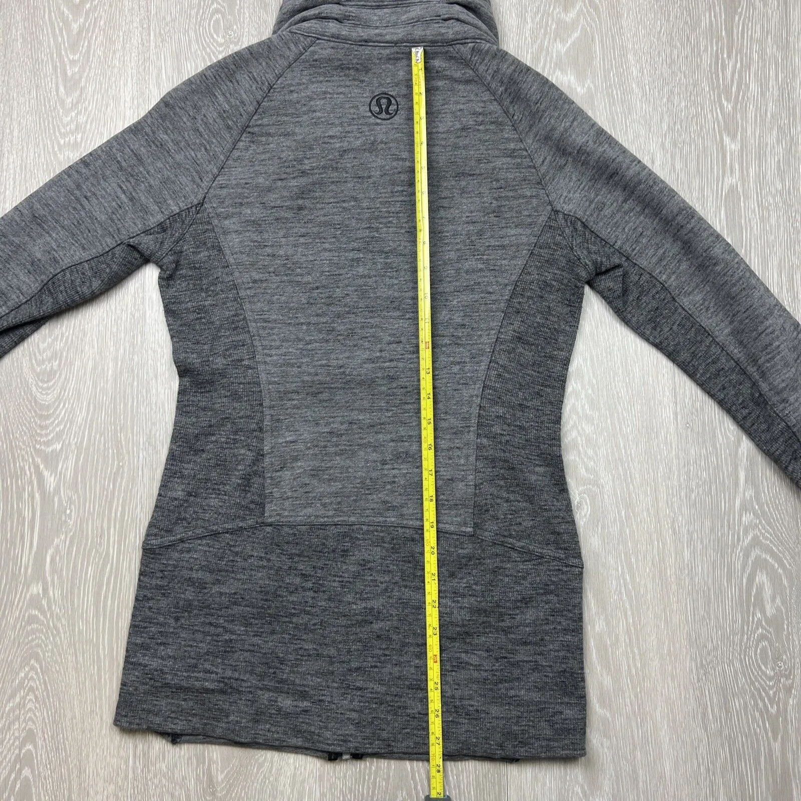 Lululemon Womens Grey Full Zip Activewear Jacket Size Small Approx
