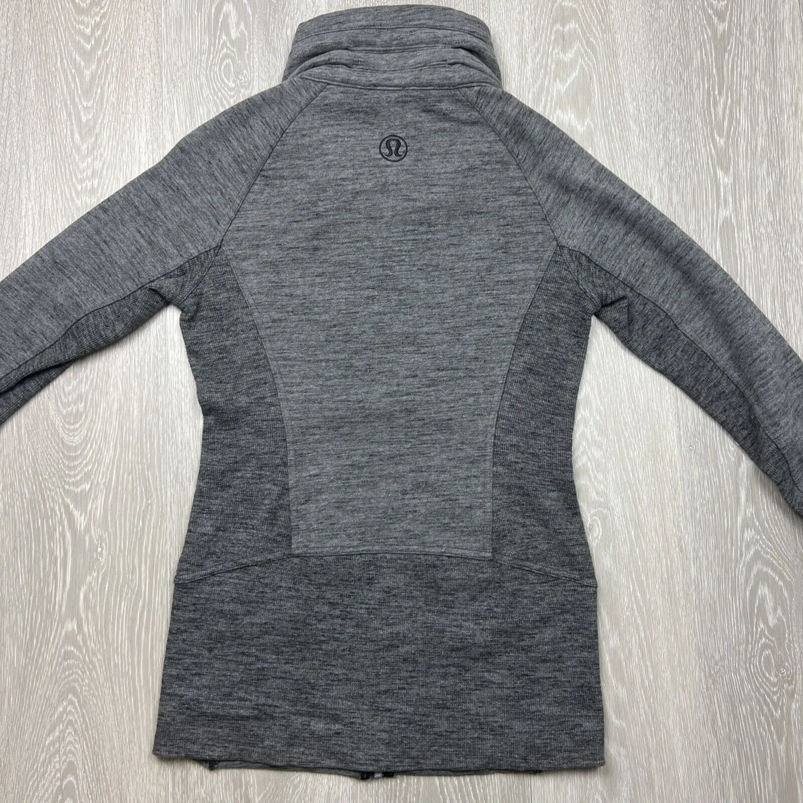 Lululemon Womens Grey Full Zip Activewear Jacket Size Small Approx