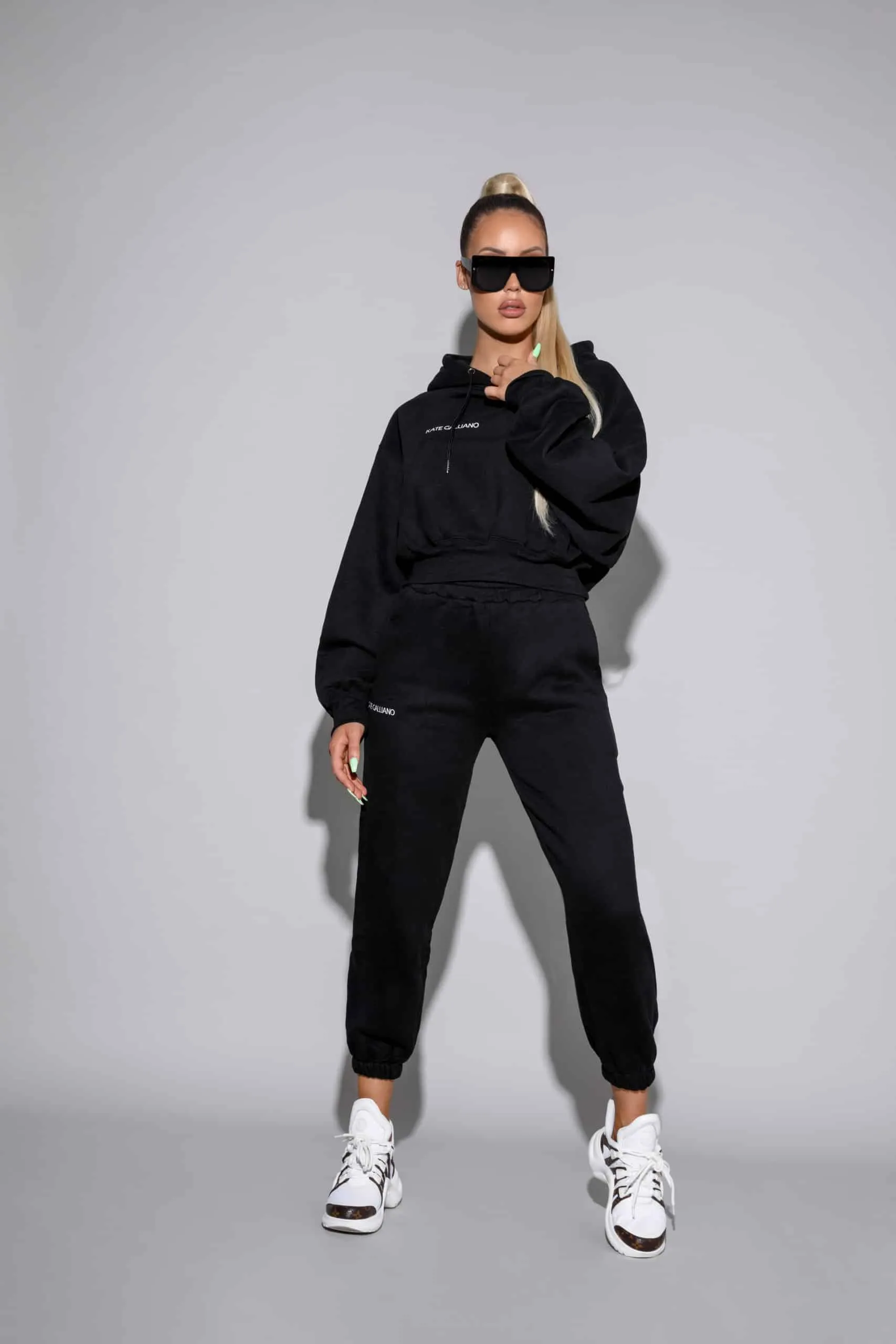Luxe Tracksuit Pants - Black