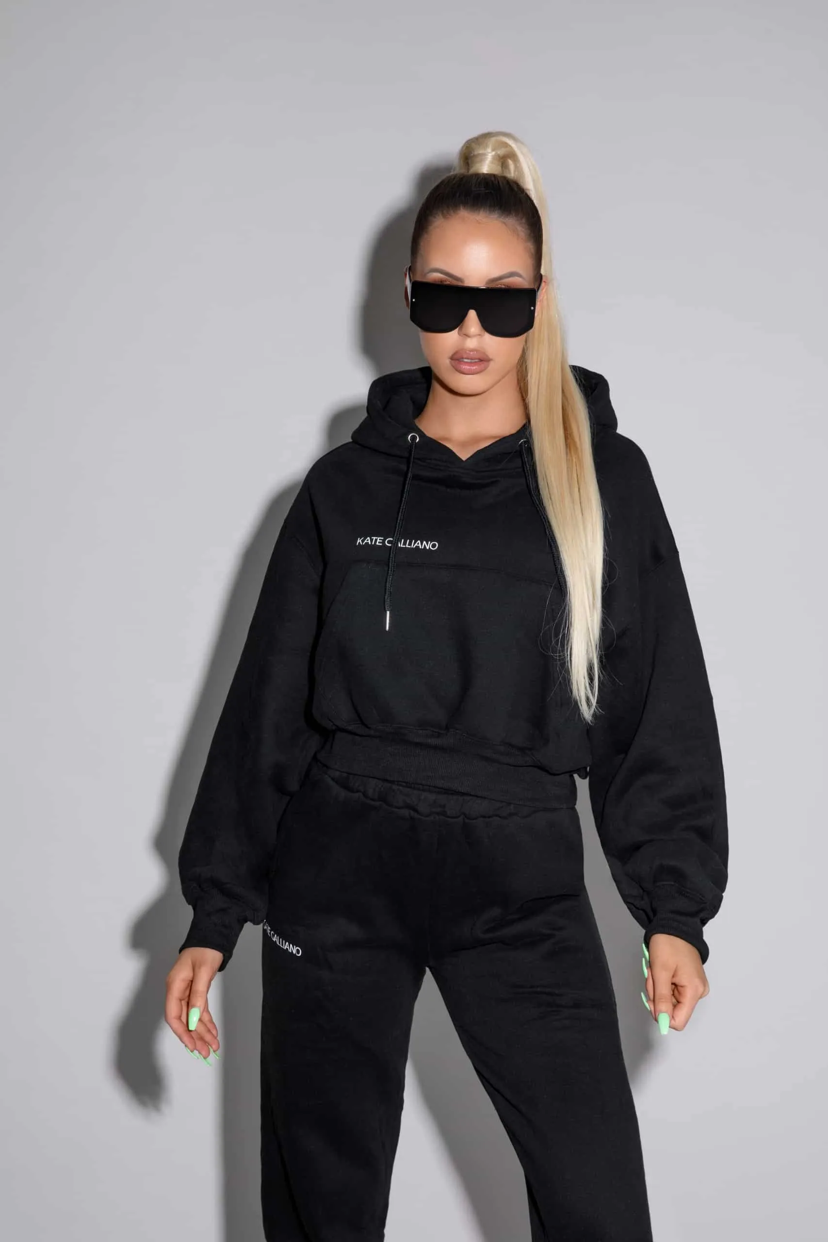 Luxe Tracksuit Pants - Black