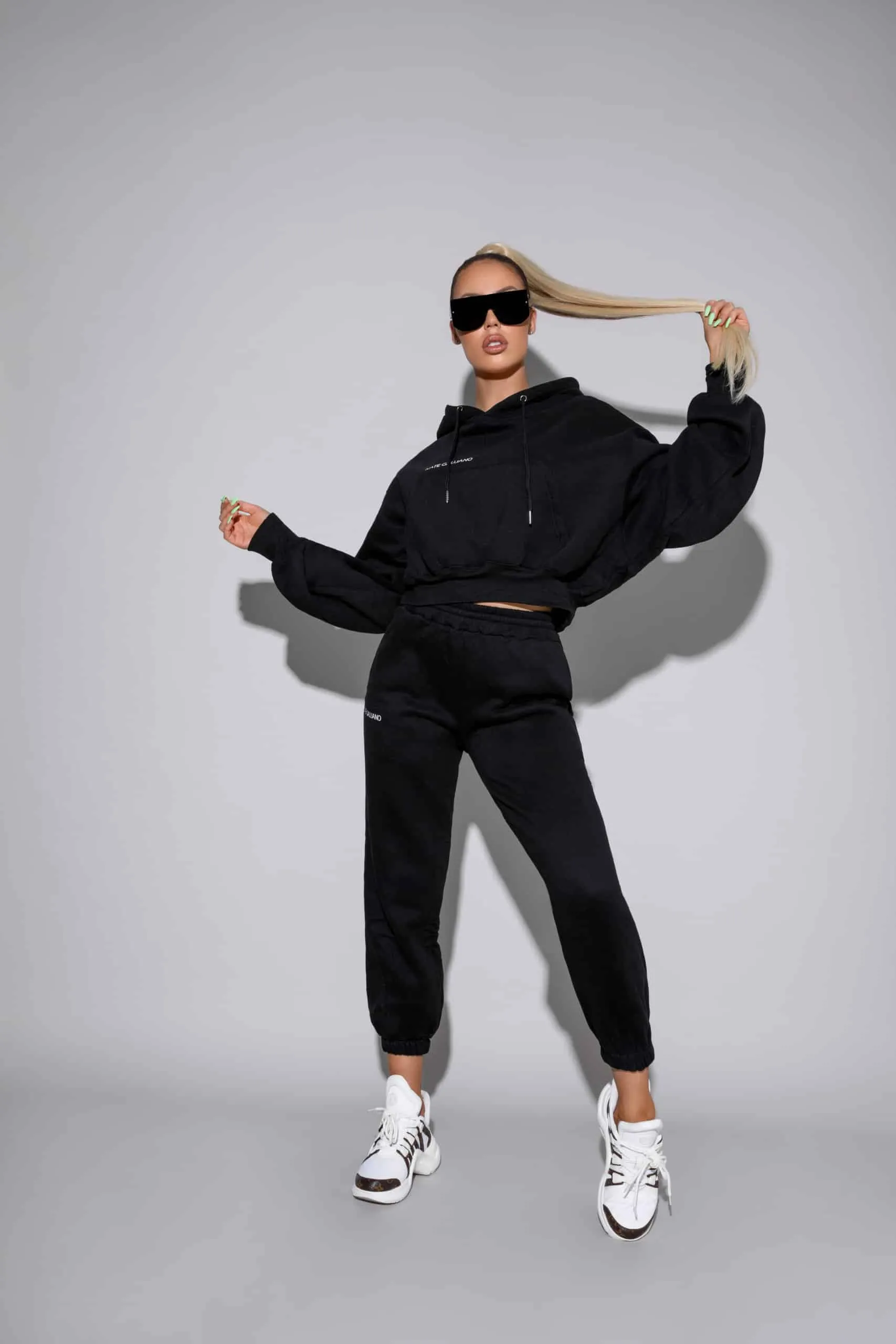 Luxe Tracksuit Pants - Black