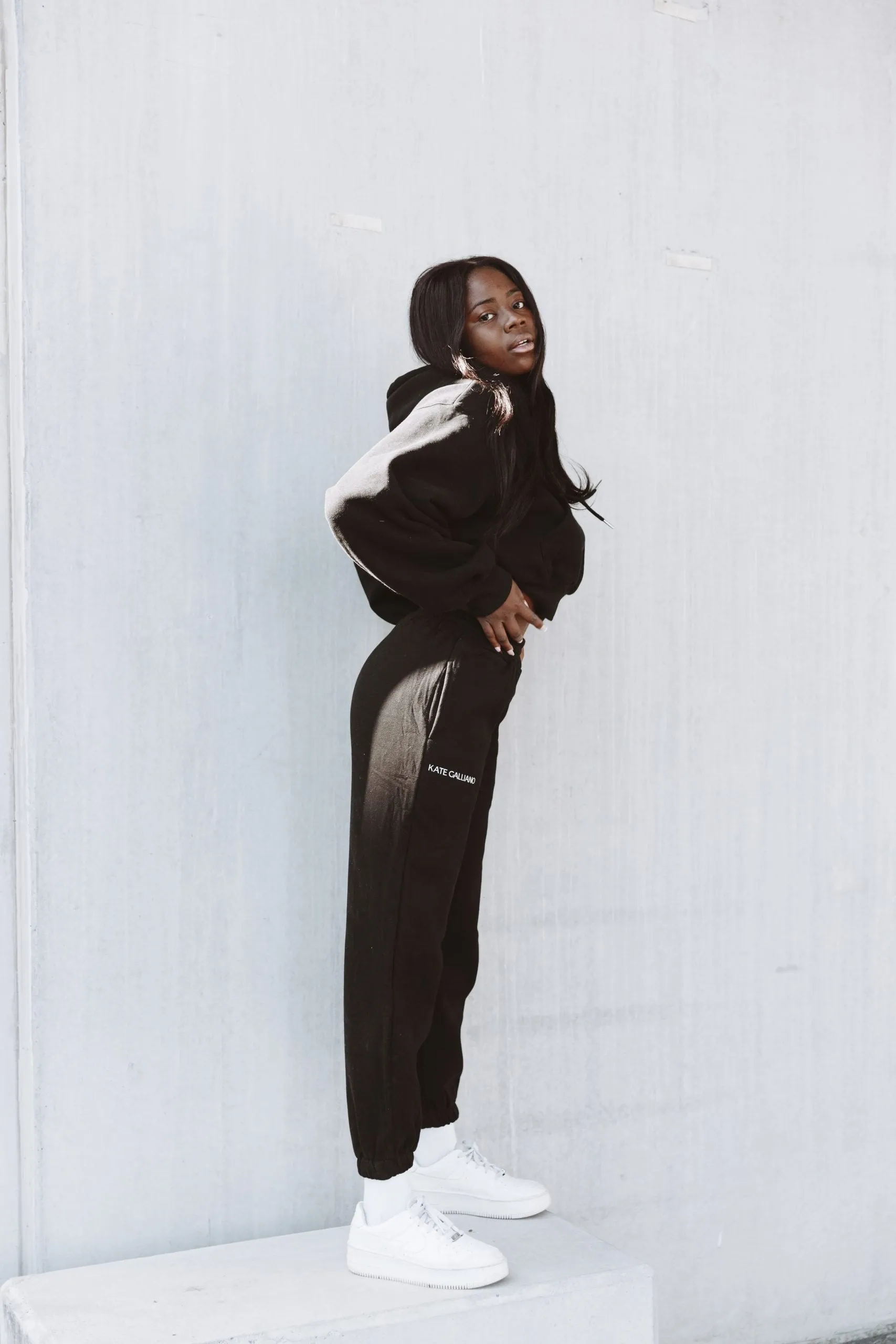 Luxe Tracksuit Pants - Black