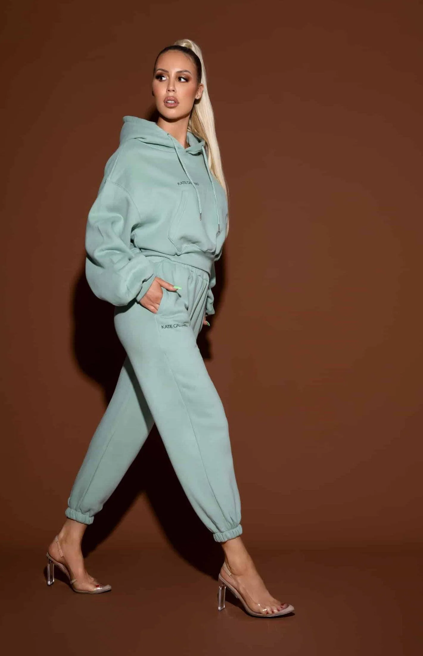 Luxe Tracksuit Pants - Sage