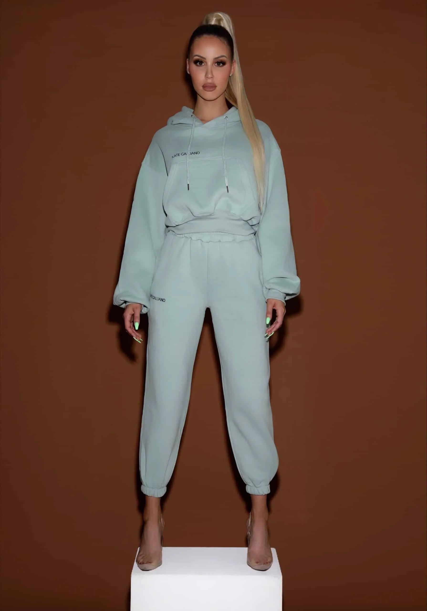 Luxe Tracksuit Pants - Sage