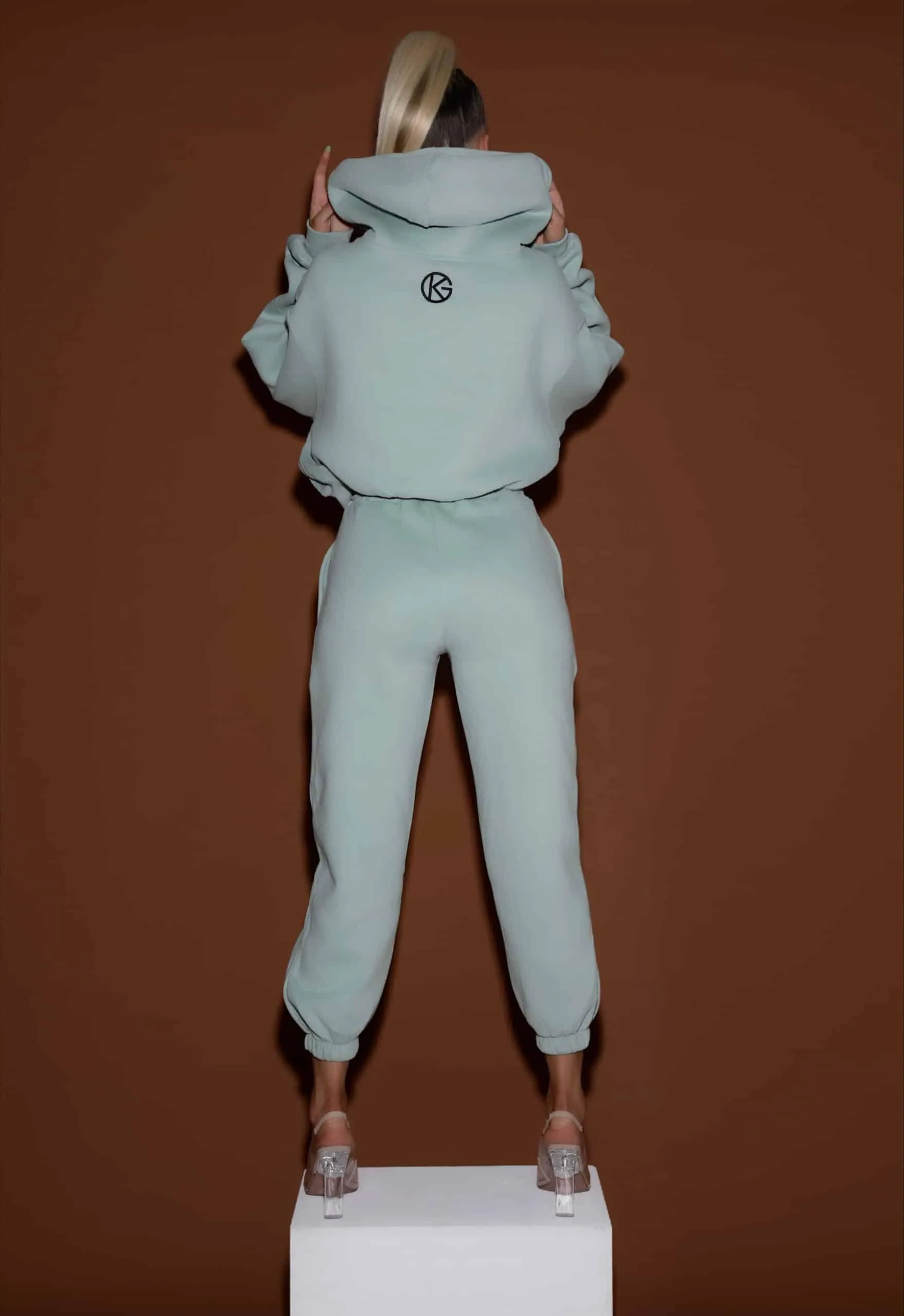 Luxe Tracksuit Pants - Sage