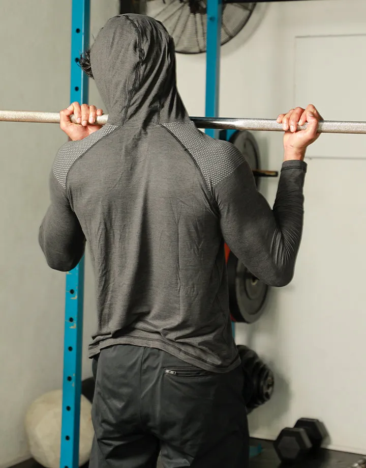 LYCAN Men's Long Sleeves Hoodie Activewear
