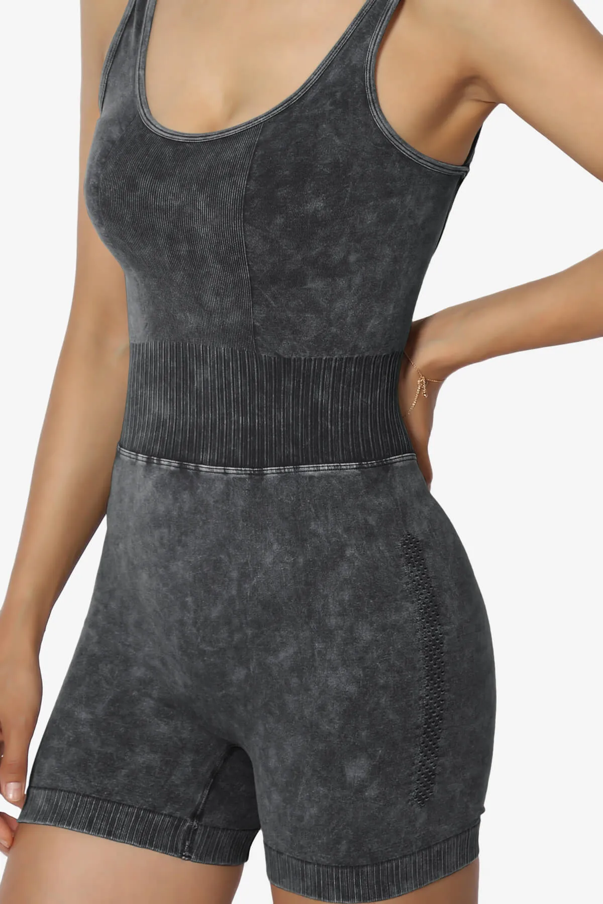 Madrid Padded Washed Seamless Tank Romper