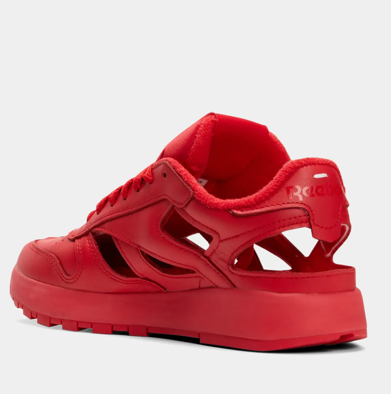 Maison Margiel x Reebok Women's Decortique Cutout Leather Tabi Toe Low Top Sneakers