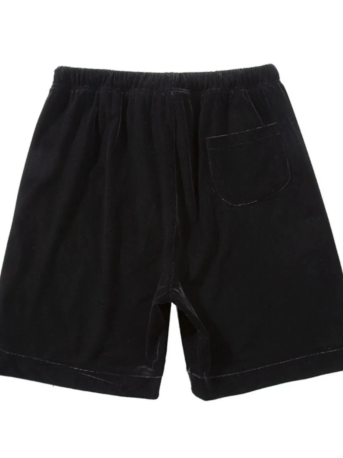 Men's Drawstring Pocketed Shorts with Zip