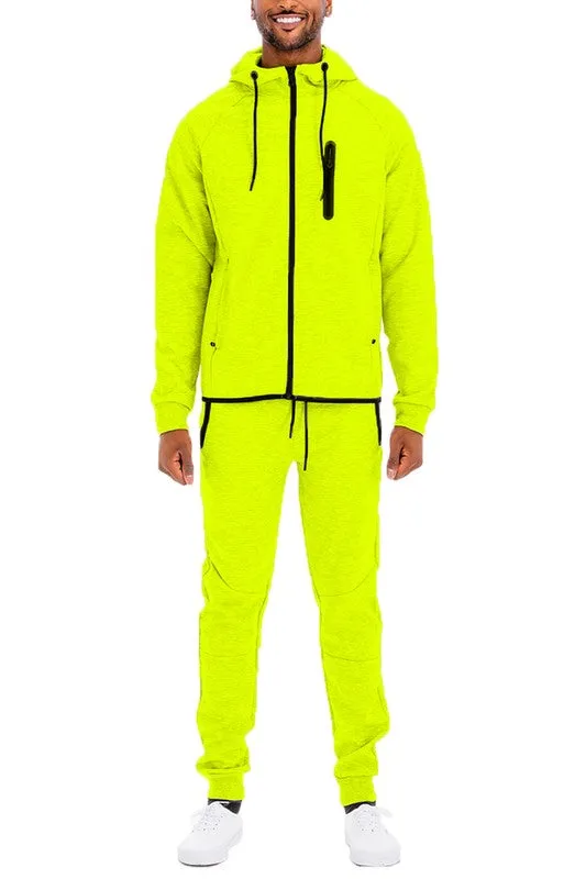 Men's Full Zip Hoodie & Sweat Pants Track Suit