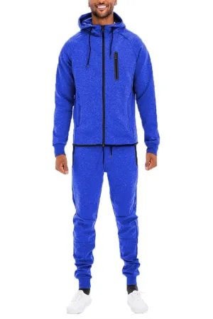 Men's Full Zip Hoodie & Sweat Pants Track Suit
