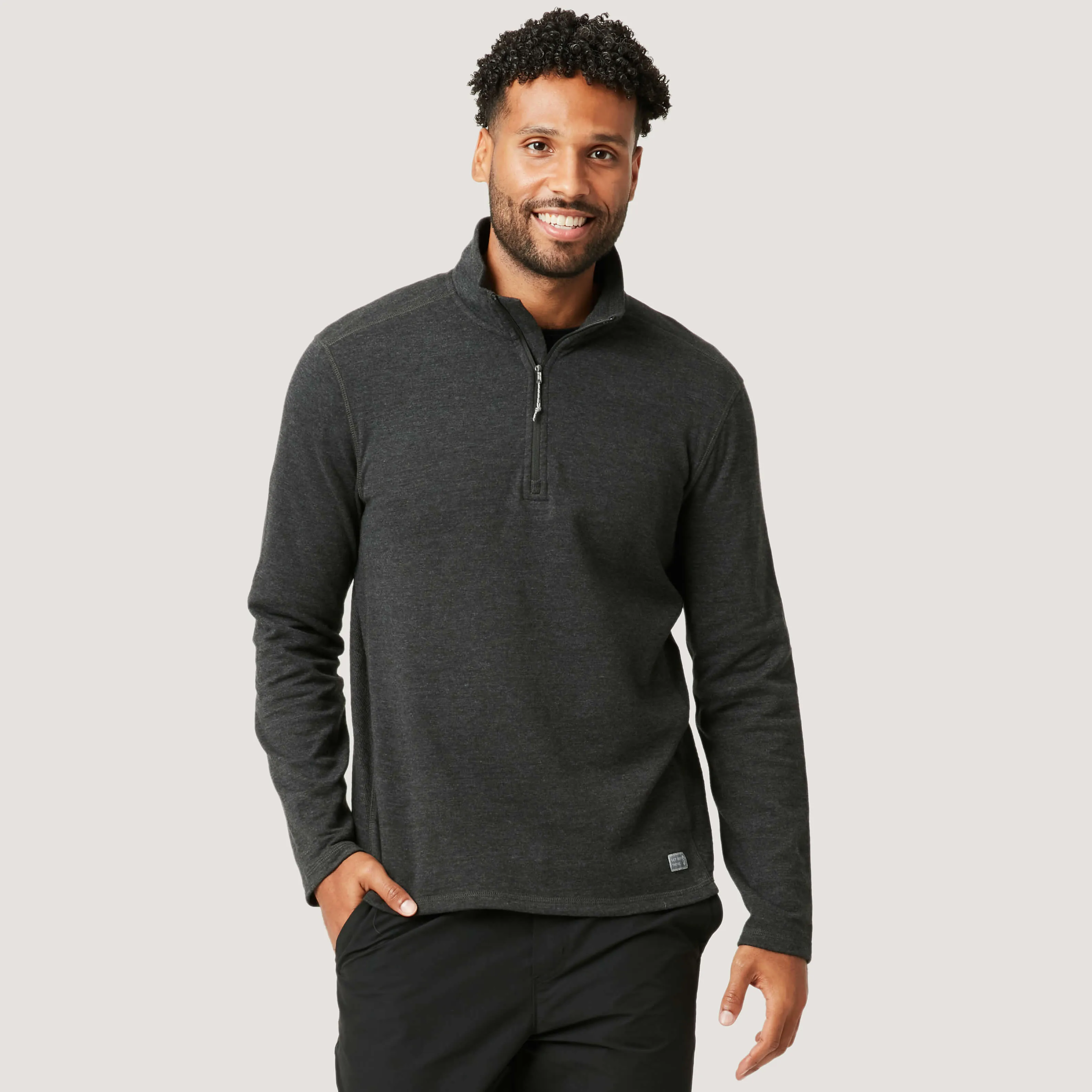 Men's Heritage Knit 1/4 Zip Mock