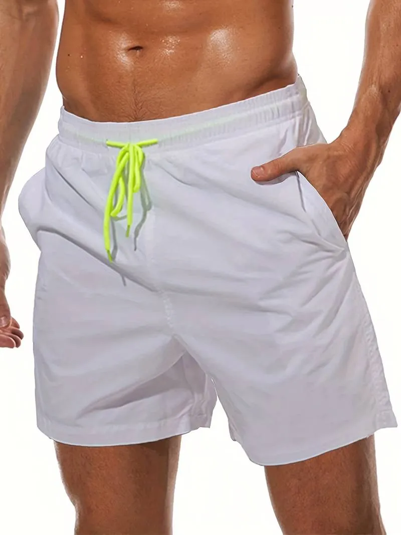 Men's James Relaxed Fit Swim Trunks with Mesh Liner