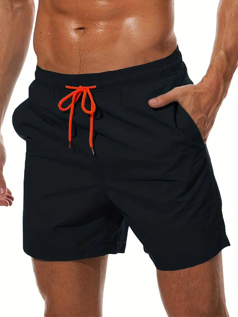 Men's James Relaxed Fit Swim Trunks with Mesh Liner