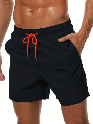 Men's James Relaxed Fit Swim Trunks with Mesh Liner