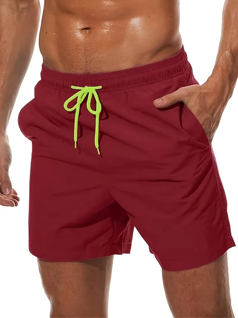 Men's James Relaxed Fit Swim Trunks with Mesh Liner
