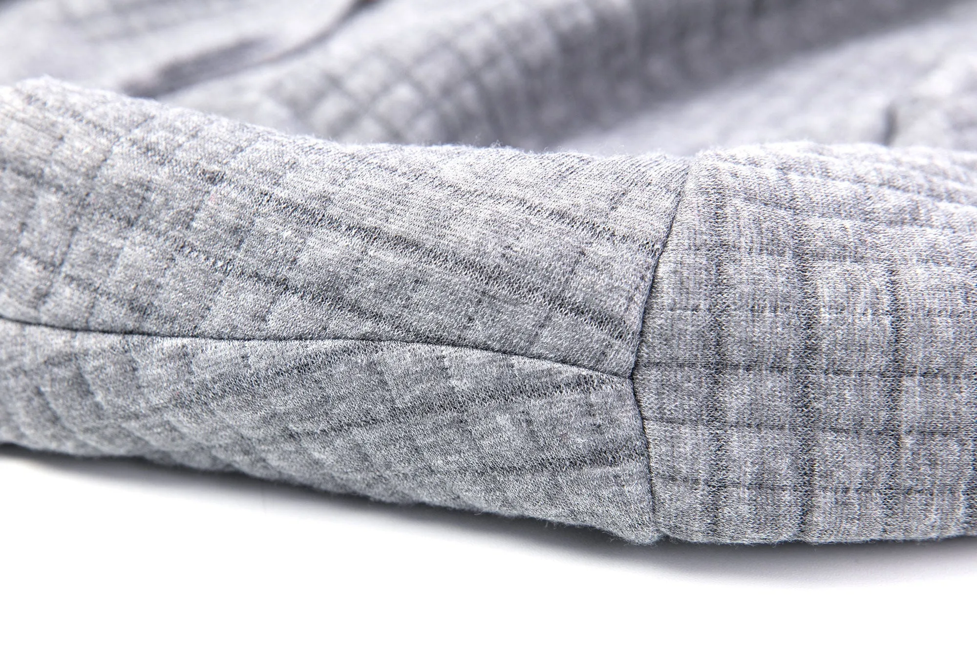 Men's Overhead Textured Hoodie - Grey