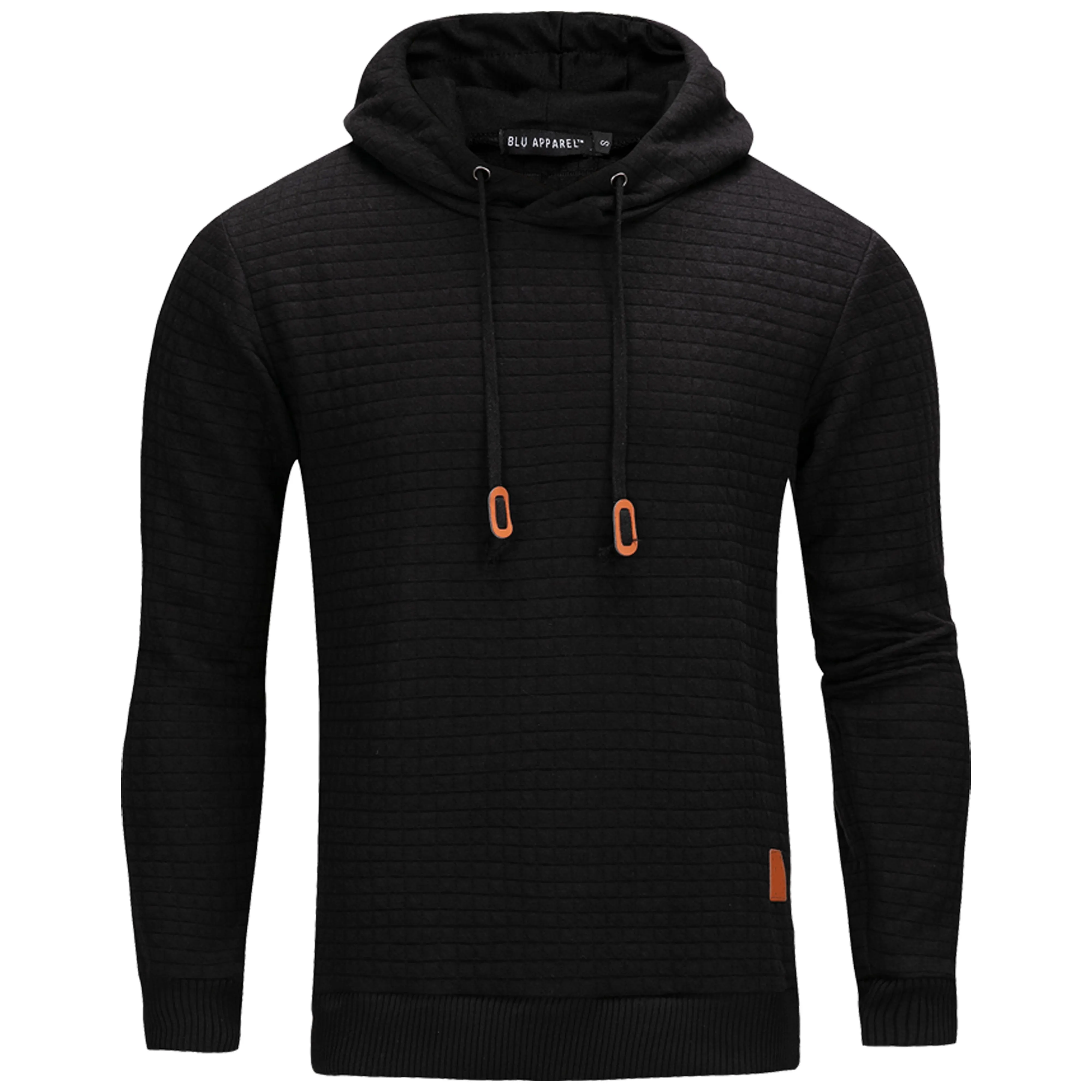 Men's Overhead Textured Hoodie - Grey