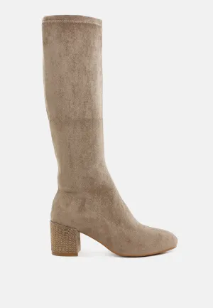 Microfiber Knee High Boots By RUW