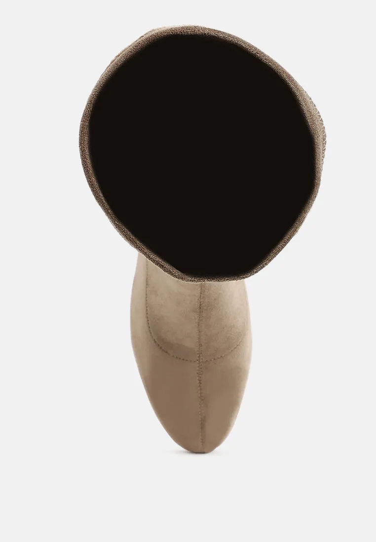 Microfiber Knee High Boots By RUW