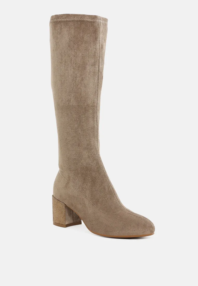 Microfiber Knee High Boots By RUW