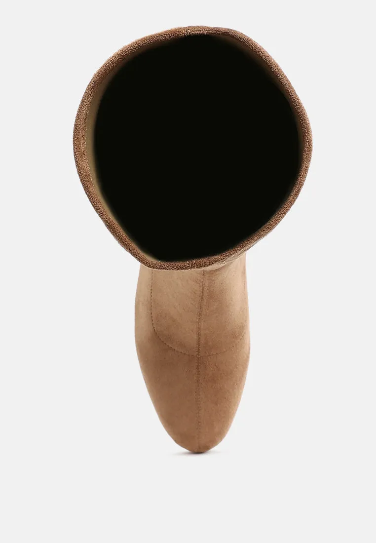 Microfiber Knee High Boots By RUW