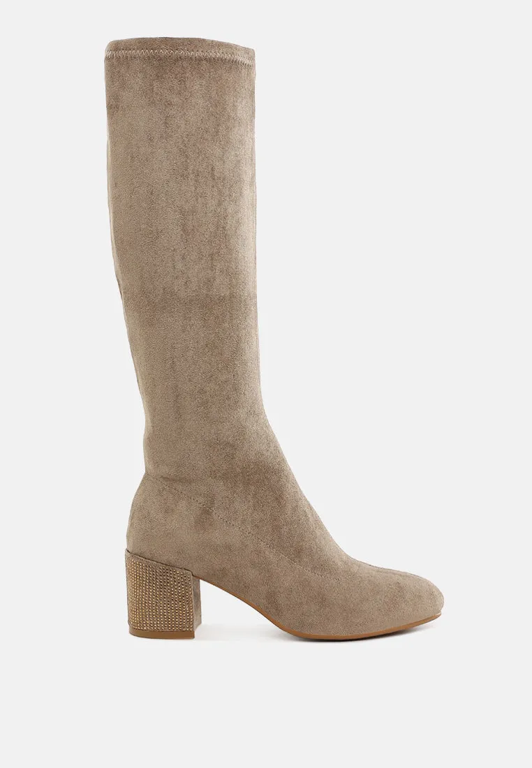 Microfiber Knee High Boots By RUW