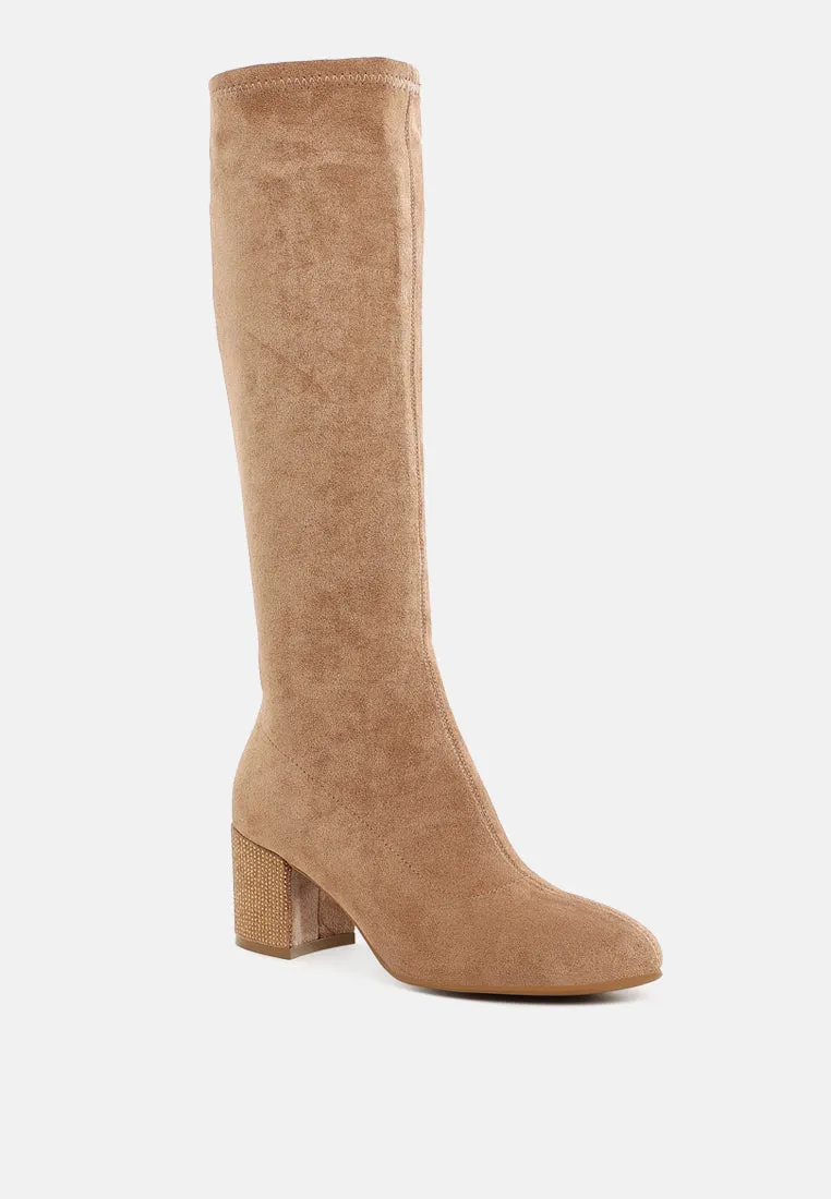 Microfiber Knee High Boots By RUW