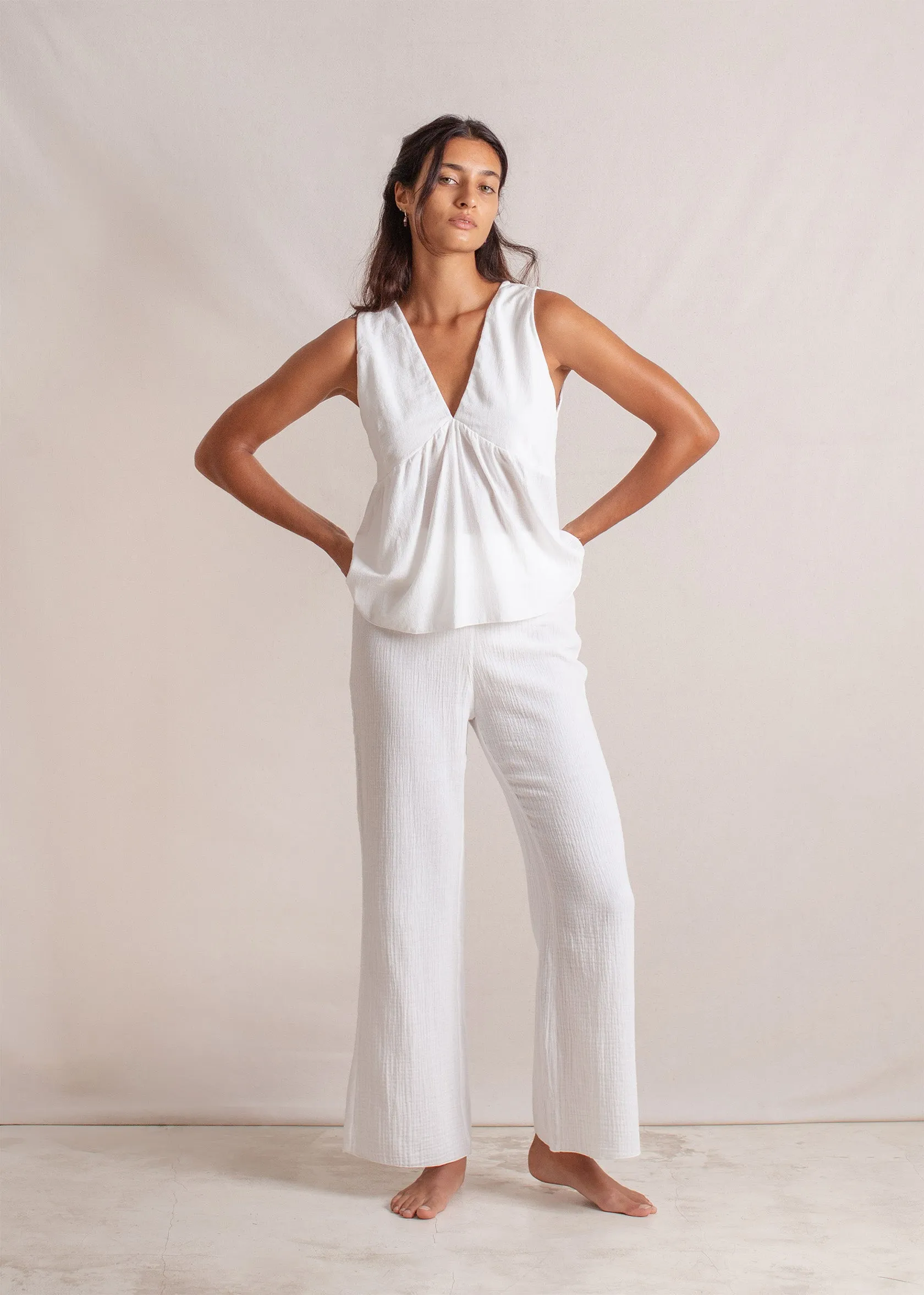 Mökki Pants Off White