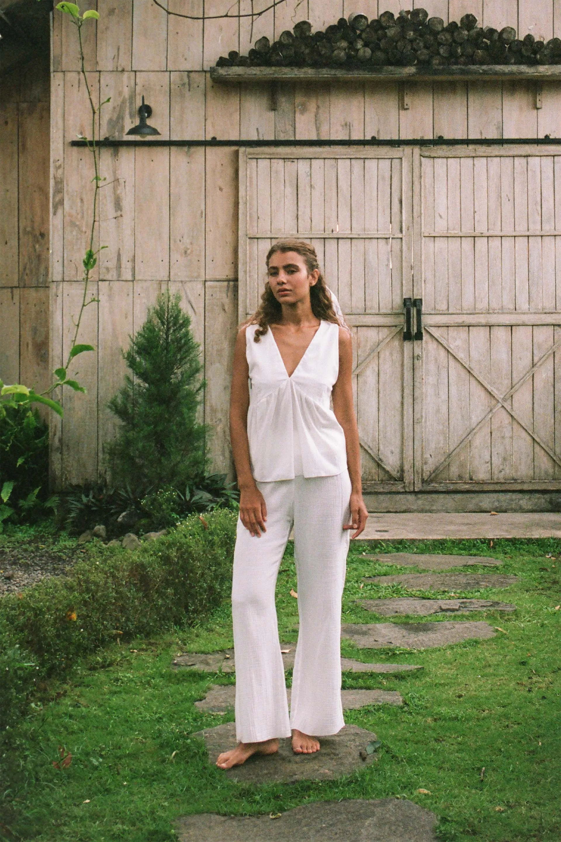 Mökki Pants Off White