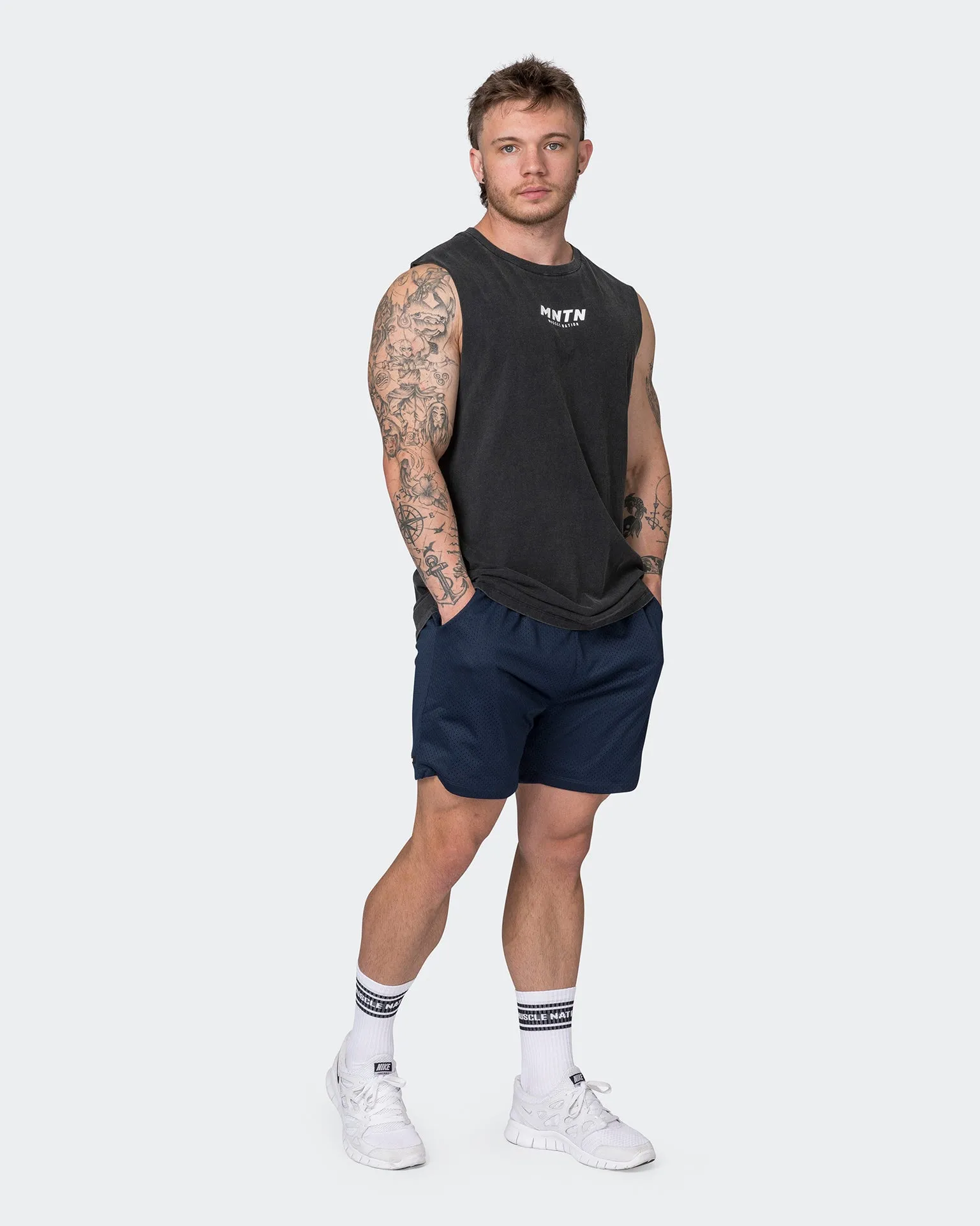 MNTN Vintage Tank - Washed Black