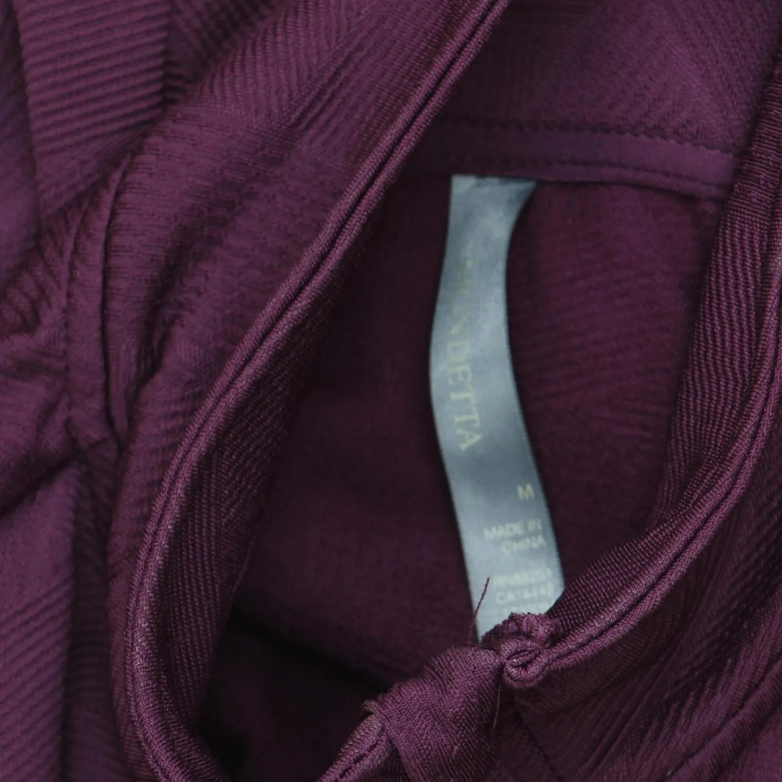 Mondetta Womens Jacquard Full-Zip Active Jacket 1732084 Berry Purple M