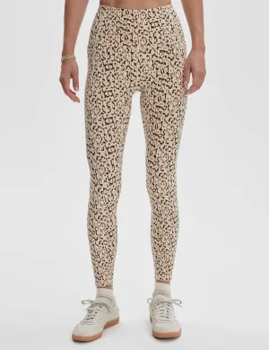 Move Pocket High Legging 25" - Almond Abstract Leopard