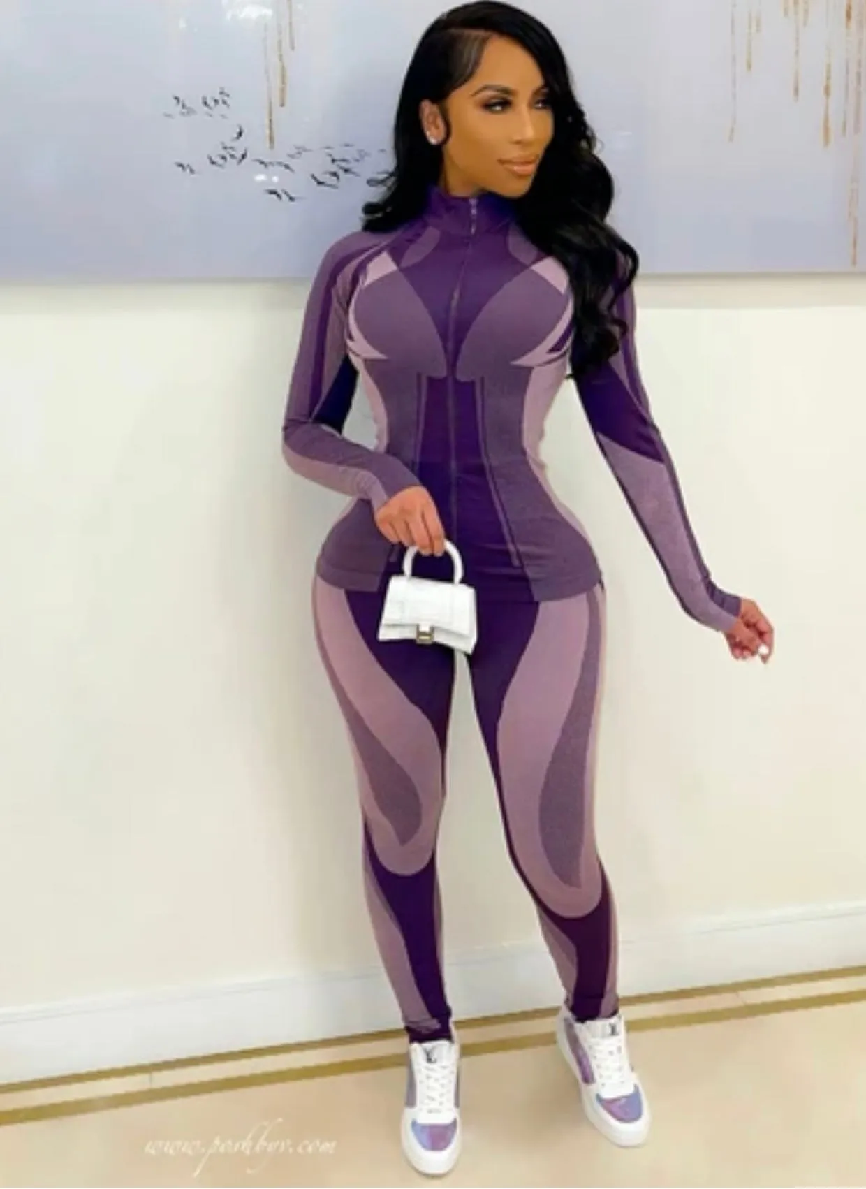 Must Have Track Set ‼️Seamless Zip Up Jacket & Leggings Set‼️