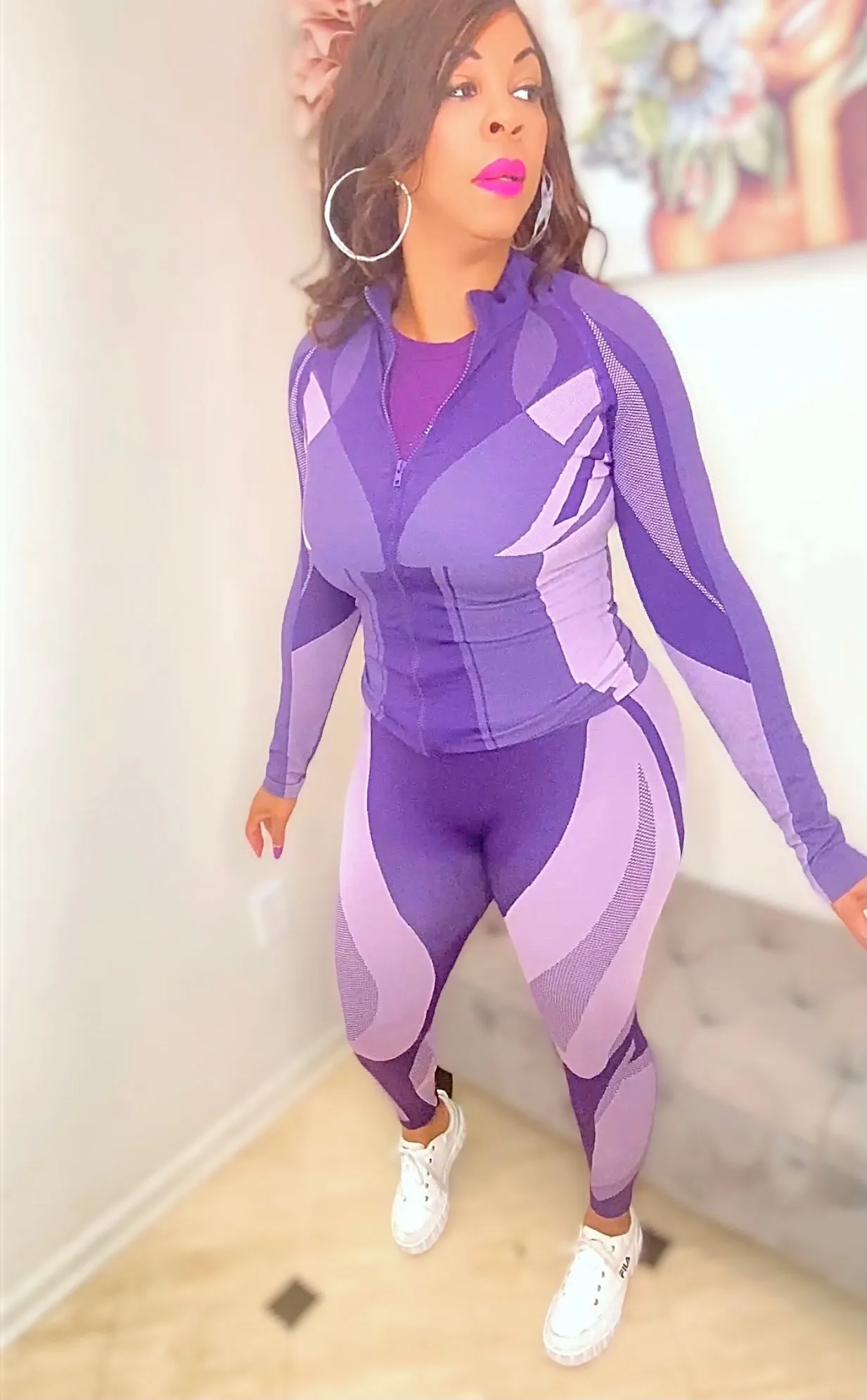 Must Have Track Set ‼️Seamless Zip Up Jacket & Leggings Set‼️