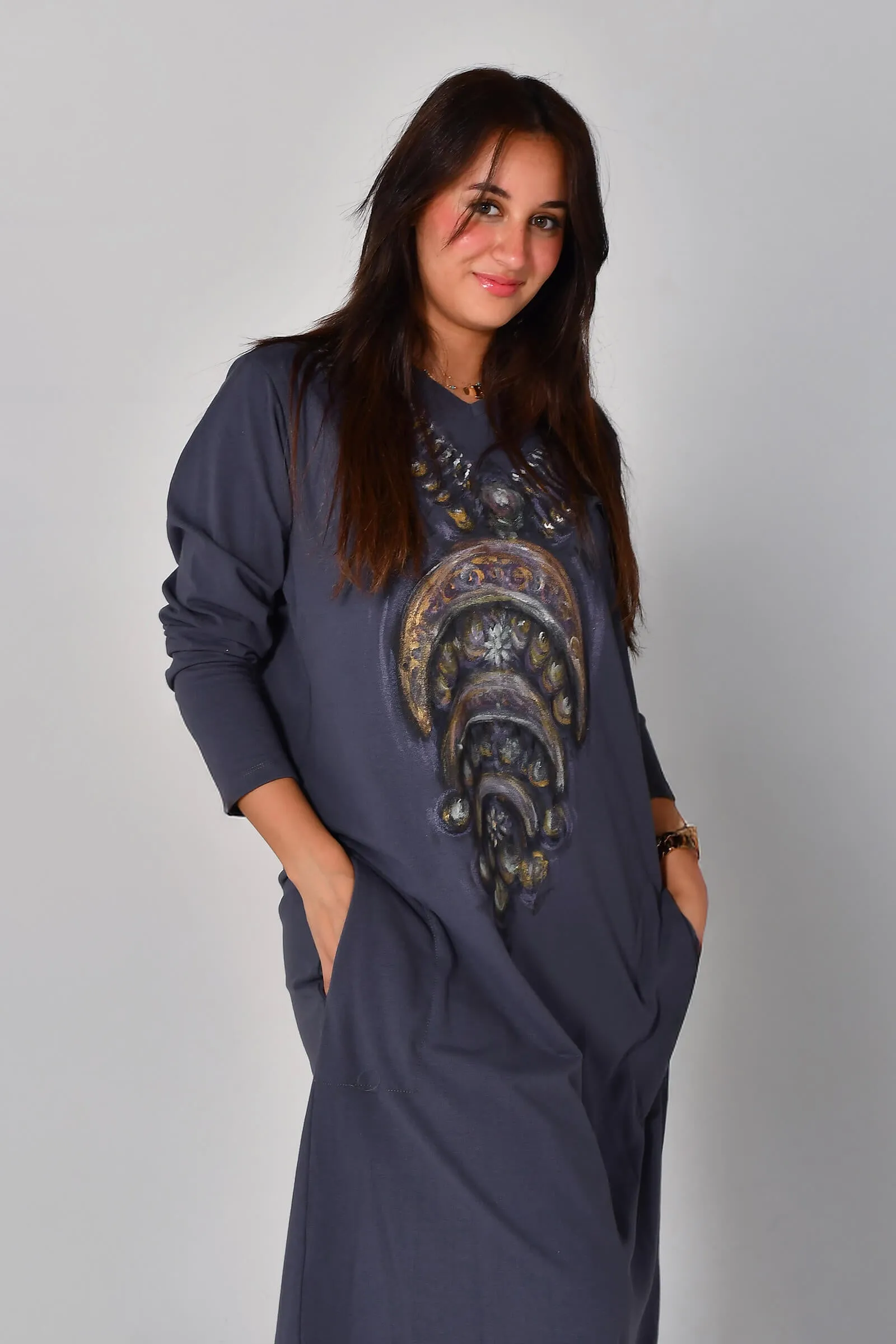 Mystical Moon Maxi Dress