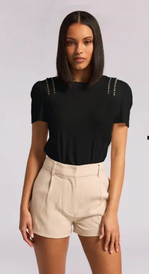 NAIA LACE-UP TOP