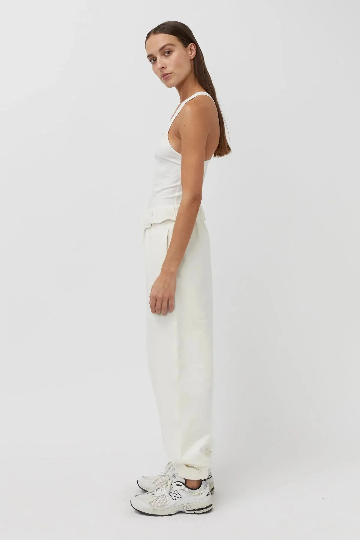 Navia Track Pant Soft White