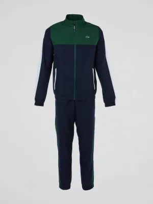 Navy Contrast Detail Tracksuit